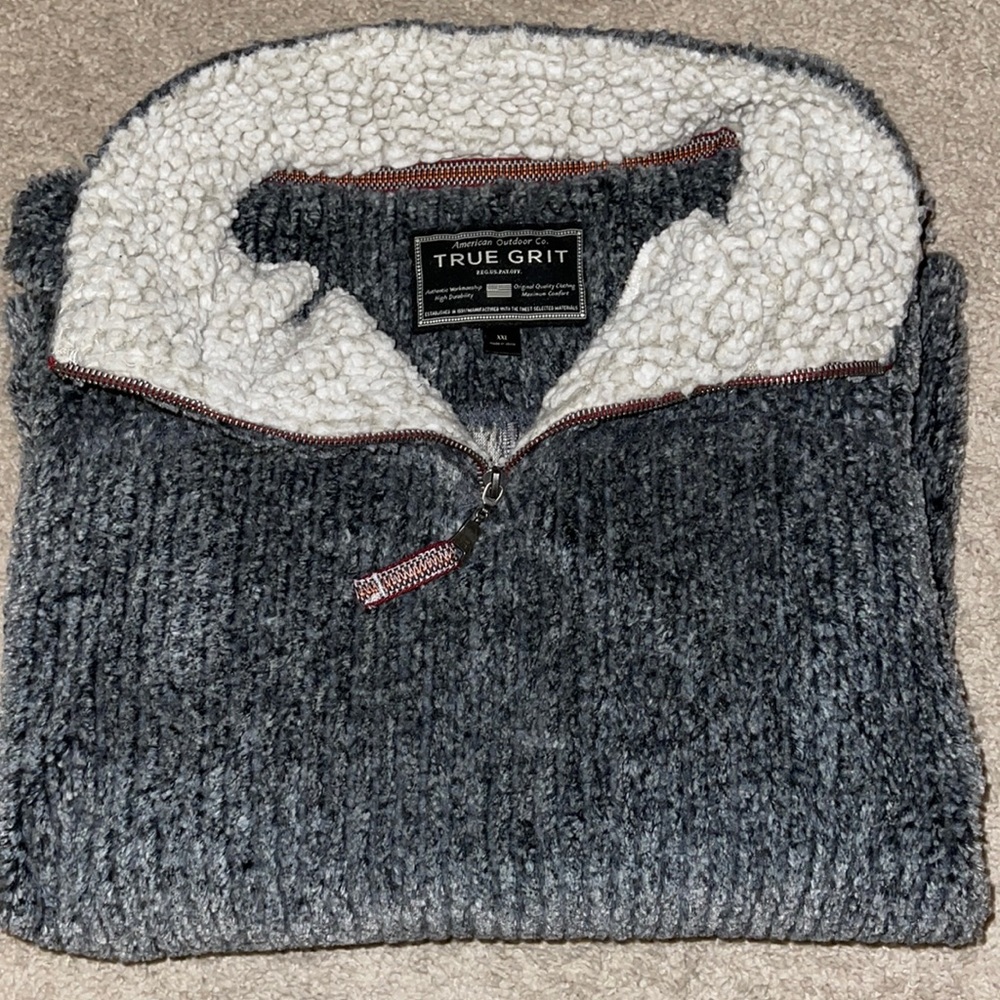 True Grit fleece pullover